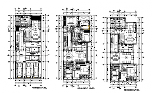 Two story house detail 2d view CAD structural block layout autocad file ...