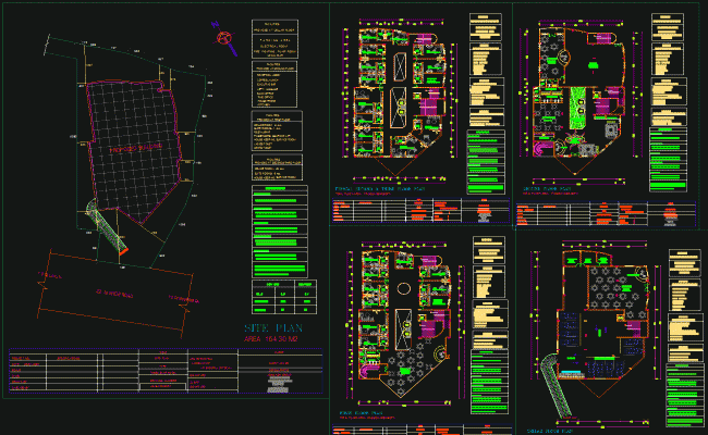 The hotel layout plan is given in this cad file. Download cad file now ...