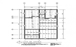 Beam layout plan with detail view with structural view for house dwg ...