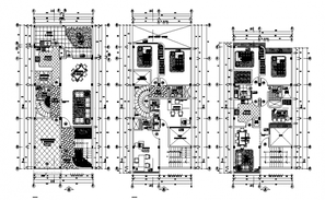 House Building Construction Plan And Elevation Layout Autocad File 