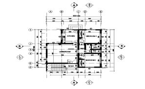 3 Bedrooms House Plan Drawing Download DWG File - Cadbull