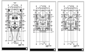 4 BHK Duplex Furnished Bungalow Layout Plan - Cadbull