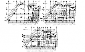 Detail 2d view section of column structure layout file in autocad ...