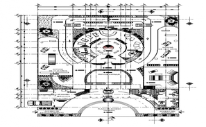 Club House Design Architecture Drawing Download - Cadbull