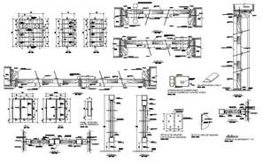 Aluminum louvers details dwg - Cadbull