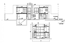 Kitchen plan with detail dimension in dwg file - Cadbull