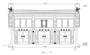 Simple House Door Block - Cadbull