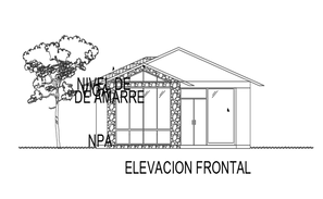 Exterior Home Plan DWG File - Cadbull