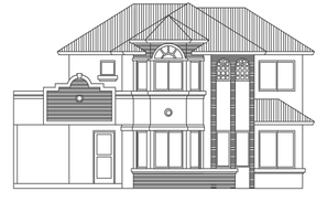 Housing plan detail dwg file - Cadbull