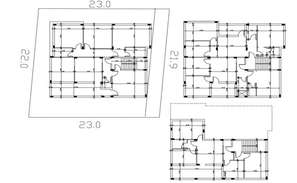 Section detail of apartment drawing in this AutoCAD file. Download this ...