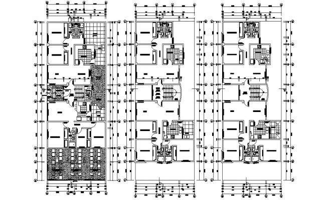 Flat plan dwg file,flat autocad file - Cadbull