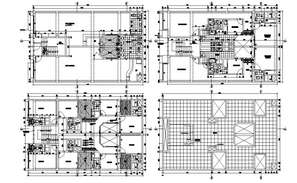 Elevation and plan of house detail 2d view CAD block layout file in ...