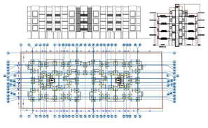 Residential apartment with detail dimension in dwg file - Cadbull