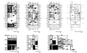 32'X59' 4bhk South facing House Plan As Per Vastu Shastra ,Autocad DWG ...