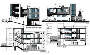 Residential Apartment Section Detail in DWG file - Cadbull