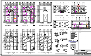 Residential Apartment Building Elevation Details dwg file - Cadbull