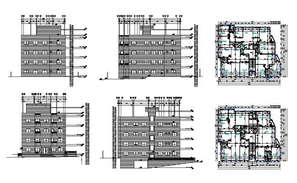 Twin Bungalow Cad Drawing Is Given In This Cad File. Download This Cad 