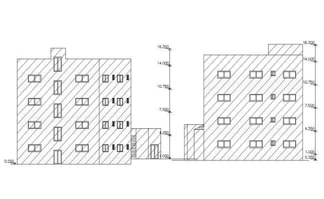 3 BHK Flat Design With Working Drawing DWG File - Cadbull