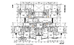 Luxurious Apartment Plan With Swimming Pool Design DWG File - Cadbull