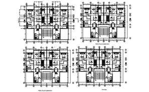 House plan detail 2d view layout pdf file - Cadbull