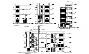 Download Free Apartment Section DWG File - Cadbull