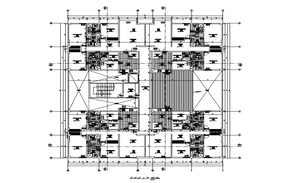 3 BHK Apartment Furniture Layout Plan DWG File - Cadbull