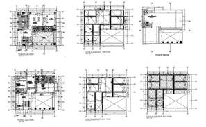 2 Storey House Building Elevation Design With Dimension DWG File - Cadbull