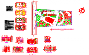 High rise building structure detail - Cadbull