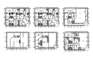 Ceiling plan of school dwg file - Cadbull