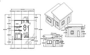 Two Storey House Building Elevation Design DWG File - Cadbull