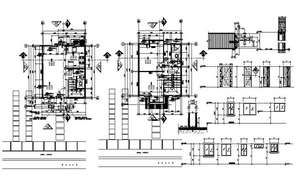 Plan of a residential apartment in AutoCAD - Cadbull