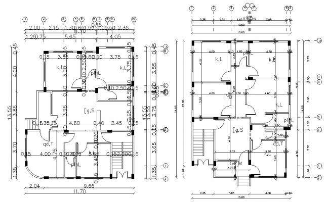 House Floor Plans Autocad File Download - Cadbull