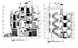 Frank Lloyd house wright falling water architecture project details dwg ...