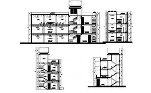 All floors layout plan details of multi-level, multi-specialist ...