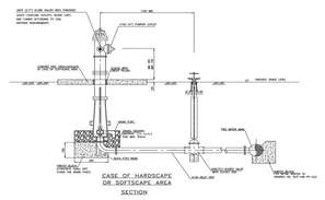 Elevated water tank detail water structure view dwg file - Cadbull