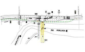 Bituminous Road And Drainage Section Drawing DWG File - Cadbull