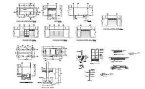 Bungalow floor plan detail separated in this AutoCAD drawing file ...