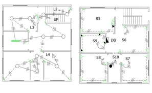 Multiple house hold ceiling fans cad block details dwg file - Cadbull