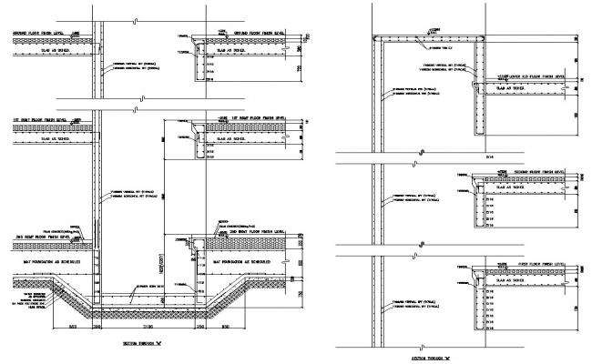 AutoCAD DWG 2D file of the G+2 residential house beautiful elevation ...