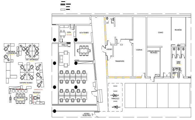 Corporate Building Floor Plan DWG File - Cadbull