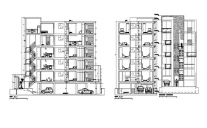 40X60 Feet Apartment Floor Plan AutoCAD Drawing Download DWG File - Cadbull