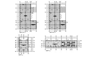 Dwg file of institute layout - Cadbull