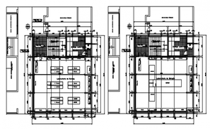 Computer Lab Layout Plan Dwg File - Cadbull