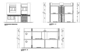 2d cad drawing of residential house autocad software - Cadbull