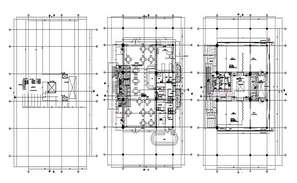 Small resort drawing in dwg file. - Cadbull