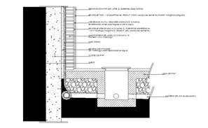 Concrete Block Wall Detail CAD drawing - Cadbull