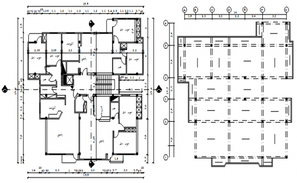 Distribution plan details of apartment flats cad drawing details dwg ...