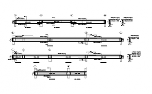 Reinforcement Beam Steel Design AutoCAD File - Cadbull