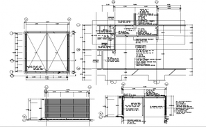 Grating section details are given in this 2D AutoCAD Drawing DWG file ...