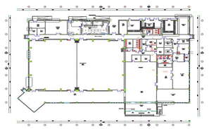 Plan, elevation and section detail corporate building plan autocad file ...